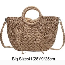 Summer Handmade Bags for Women Khaki addstrap L As Picture - £15.14 GBP