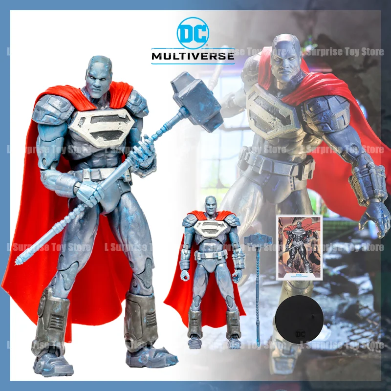18CM Mcfarlane Toys DC Multiverse Superman Stell Anime Action Figure Statue - £48.36 GBP+