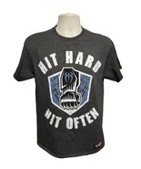 Authentic WWE Roman Reigns Hit Hard Hit Often Adult Medium Gray TShirt - $371.40 MXN
