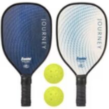 Franklin Sports 2 Player Wood Journey Pickleball Paddle and Ball Set in ... - $38.99