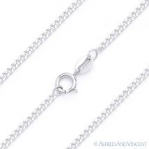 Italy .925 Sterling Silver 1.8mm Thin Cuban / Curb Link Italian Chain Necklace - £16.70 GBP+
