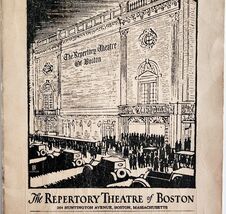The Repertory Theatre Of Boston Program 1927 11th Season Booklet Mass E47 - $917.02 MXN
