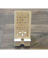 Endless Knot Phone Stand, Wooden Mobile Phone Stand, Hands Free Phone Stand - £28.44 GBP