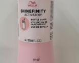 WELLA SHINEFINITY ACTIVATOR Bottle Use ~ 33.8 fl. oz. / 1 L - $17.33