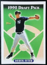 1992 Topps #98 Derek Jeter Mini Reprint - MINT - New York Yankees - £1.58 GBP