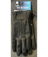 ISOTONER Men's Texting Gloves Smart Touch LARGE  Black $48 LIST - $15.83