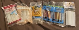 Hot Glue Sticks Mixed Clear Glitter Mini Size Lot Of 6 Packs 90 Sticks T... - $10.00