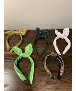 Lot of 4 Easter Bunny Ear Head Bands and 1 Zebra Print Head Band - £9.09 GBP