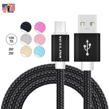 Micro USB Cable 7ft 2m : 10ft 3m Fast Charging Mobile Smart Phone Samsung Galaxy - £5.83 GBP+