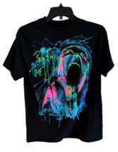 Liquid blue Pink Floyd the Wall 2019 black light Medium Rock Unisex shirt - £11.66 GBP