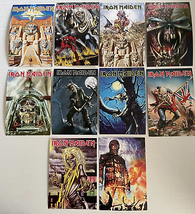 Iron Maiden Licensed Album Covers Post Card Prints Set New 2010 - £5.99 GBP