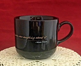 Benson &amp; Hedges signature Mark Twain Quote black 12 Oz. Coffee Tea Mug cup - $5.95