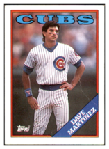 1988 Topps Dave
  Martinez   Chicago Cubs Baseball Card
  GMMGA - $0.41