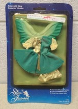 Vtg. 1985 Tonka Star Fairies Emerald Sky Dancin&#39; Dress Fashion Doll Cloth - NISB - £14.02 GBP