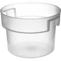 Carlisle StorPlus Bain Marie 12 Qt. Translucent Round Polypropylene Food... - £56.89 GBP