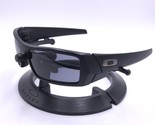 Oakley GASCAN Sunglasses 03-473 Matte Black Frame W/ Grey Lens - £62.27 GBP