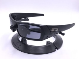 Oakley GASCAN Sunglasses 03-473 Matte Black Frame W/ Grey Lens - $79.19