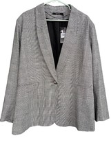 RRP 159$, WITE+ , plaid blazer 22size - £54.51 GBP