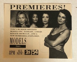 Models Inc TV guide Print Ad Linda Gray Cassidy Rae Carrie Anne Moss TV1 - $5.93