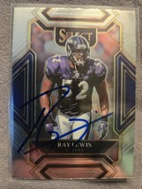 Ray Lewis Hand Signed Football Card Autograph Baltimore Ravens Auto - $26.00
