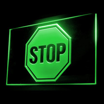 120095B Stop warning Beware Precautions Not Resolution Caution LED Light Sign - £17.57 GBP