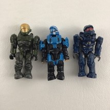 Mega Bloks Halo UNSC Marines Mini Figures Lot ODST Blue Spartan Combat - $24.70