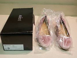 J.Crew Anya Velvet Block Autumn Rose Style #J6886 Size 9 Heels (NEW w/ BOX) - $59.35