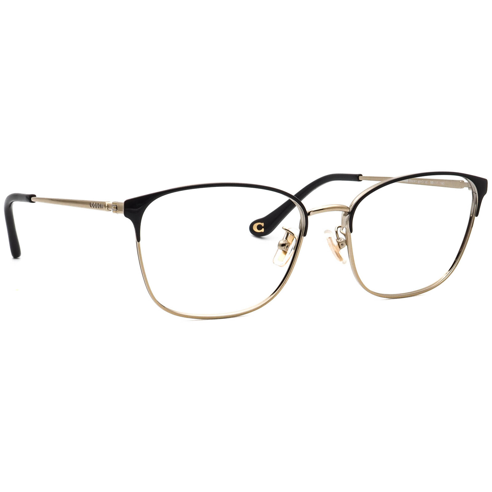 Coach Eyeglasses HC 5135 9346SB Black/Light Gold Semi Butterfly Metal 55... - $59.99 Coach Eyeglasses HC 5135 9346SB Black/Light Gold Semi Butterfly Metal 55... - $59.99