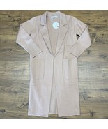 NWT Prinbara Sweater Women Small Cardigan Open Draped Snap Closure Pocke... - $38.97 CAD