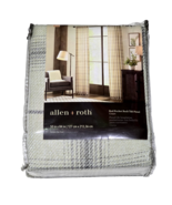 Allen Roth Rod Pocket Back Tab Panel 50x84in Englewood 3728147 Cream - $514.11 MXN