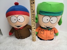 2008 South Park 18&quot; RARE Nanco Plush Stan &amp; Kyle Original Screenprint Ve... - $49.44