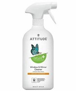 ATTITUDE Hypoallergenic Window &amp; Mirror Cleaner Citrus Zest 27.1 Fluid O... - £10.34 GBP