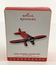 Hallmark Ornament Sky's The Limit #21 Travel Air Model R Mystery Ship Plane 2017 - $29.65