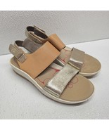 Bionica Yolanda Womens Leather Sandals Shoes Tan Gold Size 9 - $29.60