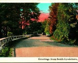 Generic Country Road Greetings From South Lyndeboro New Hampshire NH WB ... - $3.33