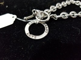 &quot;Love&quot; Silvertone Toggle Bracelet #1     V1 - £3.99 GBP