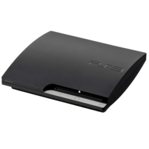Sony PlayStation 3 Slim 320GB Video Game Console PS3 Black CECH3001B READ - £55.52 GBP