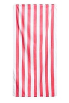 Cabana Stripes Pink Velour Beach Towel - £21.06 GBP