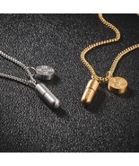 Ambush Style Pill Charm Necklace in Gold, Silver, Gunmetal - £19.53 GBP