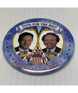 Al Gore Lieberman 2000 Presidential Election Campaign Button Pin Politic... - $14.85