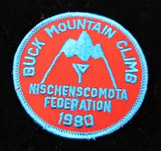 Vtg Buck Mountain Climb Patch YMCA 1980 Nischenscomota Federation Schene... - $380.59 MXN
