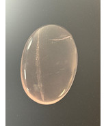 Rose Quartz Palm Stone: Hand Polished Pebbles 1&quot; Stone Pink - £3.69 GBP