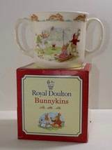 Royal Doulton Bunnykins 2 Handled Child&#39;s Fine Bone China Mug Cup w/Box - £12.78 GBP