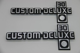 for Chevrolet Custom Deluxe 30 Badge Emblem Insert Set Badge Logo Ornament - £40.81 GBP