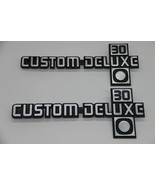 for Chevrolet Custom Deluxe 30 Badge Emblem Insert Set Badge Logo Ornament - £41.12 GBP