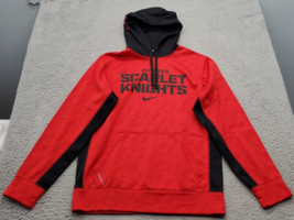 NCAA Rutgers Scarlet Knights Nike Hoodie Football Mens Small Multi Therm... - £21.05 GBP