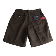 Roundtree &amp; Yorke Mens Shorts Adult Size  34x9 Brown Flat Front Pockets NEW - £21.53 GBP