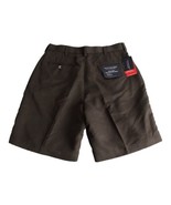 Roundtree &amp; Yorke Mens Shorts Adult Size  34x9 Brown Flat Front Pockets NEW - £21.21 GBP