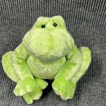 Baby GUND 10&quot; Plush Green Frog Chubbles Stuffed Animal Toy Embroidered Eyes - £13.96 GBP