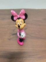 Disney Minnie Mouse Posing 3.5&quot; Collectible Figure   - £4.00 GBP